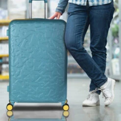 Maleta Grande Rígida Lois Modelo Zion Con Capacidad De 86 L Color -Almacenamiento De Viaje aguamarina sku 16428122 17480725 xxl