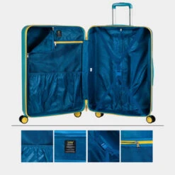 Maleta Grande Rígida Lois Modelo Zion Con Capacidad De 86 L Color -Almacenamiento De Viaje aguamarina sku 16428122 17510178 xxl