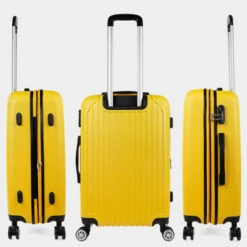 Maletas Mediana Sevron Rigida Con Capacidad De 68 L 9 Maletas Mediana Sevron Rigida Con Capacidad De 68 L -Almacenamiento De Viaje amarillo sku 16396543 57410100 xxl