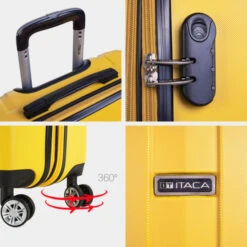 Maletas Mediana Sevron Rigida Con Capacidad De 68 L 11 Maletas Mediana Sevron Rigida Con Capacidad De 68 L -Almacenamiento De Viaje amarillo sku 16396543 57430109 xxl