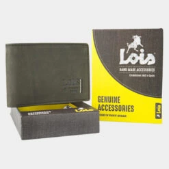 Cartera De Hombre Lois De La Colección Hewitt En Piel Genuina -Almacenamiento De Viaje antracita sku 16042007 10300596 xxl