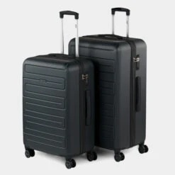 Juego De Maletas (Mediana Y Grande) Monaco En Abs Extensibles Con Capacidad De 162 L Con Tsa -Almacenamiento De Viaje antracita sku 16161729 30260637 xxl