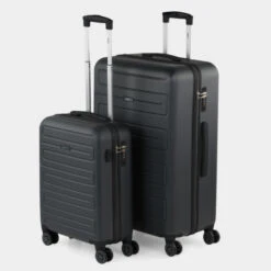 Juego De Maletas (Mediana Y Grande) Monaco En Abs Extensibles Con Capacidad De 162 L Con Tsa Y Usb -Almacenamiento De Viaje antracita sku 16161740 32360797 xxl