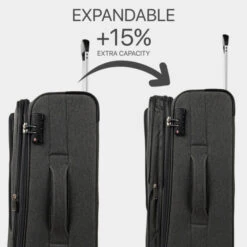 Maleta 60Cm Jaslen Brighton -Almacenamiento De Viaje antracita sku 16493135 02190278 xxl