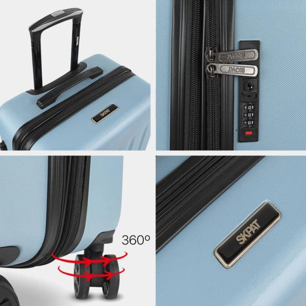 Maleta De Cabina Skpat Lisboa Rígida En Abs Extensible Con Capacidad De 39L Tsa Integrado 21 Maleta De Cabina Skpat Lisboa Rígida En Abs Extensible Con Capacidad De 39L Tsa Integrado - Imagen 19