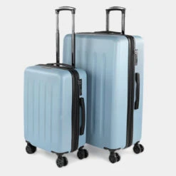 Juego De 2/3 Maletas (Cabina, Mediana Y Grande) Lisboa Rigida Con Capacidad De 97 L -Almacenamiento De Viaje azul celeste sku 16161811 43150397 xxl
