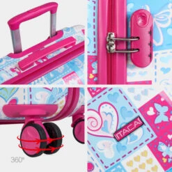 Maleta 60Cm Itaca Aras -Almacenamiento De Viaje azul fucsia sku 16091490 27030955 xxl