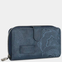 Cartera De Mujer Lois Redwood Color Bordada -Almacenamiento De Viaje azul marino sku 16321712 18430501 xxl