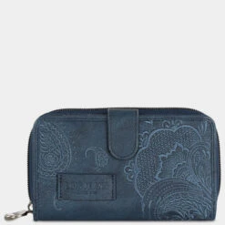 Cartera De Mujer Lois Redwood Color Bordada -Almacenamiento De Viaje azul marino sku 16321712 18520387 xxl