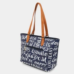 Bolso Shopper Lois Words 16 Bolso Shopper Lois Words -Almacenamiento De Viaje azul marino sku 16654536 32160606 xxl
