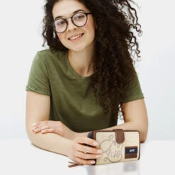 Cartera De Mujer Skpat Genova En Lona-Poliéster-Polipiel -Almacenamiento De Viaje azul marino sku 16654583 48440656 xxl