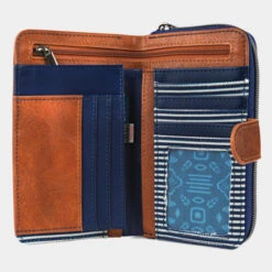 Cartera De Mujer Skpat Genova En Lona-Poliéster-Polipiel -Almacenamiento De Viaje azul marino sku 16654583 48480366 xxl