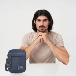 Bandolera De Mujer/Hombre Lois Howson En Poliéster -Almacenamiento De Viaje azul marino sku 16659979 15260849 xxl