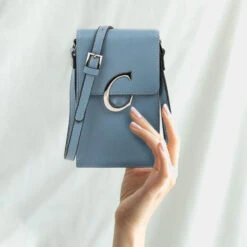 Mini Bolso Bandolera Cimarron Albany -Almacenamiento De Viaje azul tejano sku 16437992 15510831 xxl