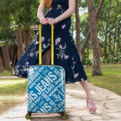 Maleta Cabina Lois Kenner -Almacenamiento De Viaje azul vaquero gris sku 16654437 28160973 xxl