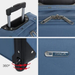 Maleta Cabina Itaca Cassley -Almacenamiento De Viaje azul vaquero sku 16065368 33150513 xxl