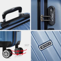 Maleta Cabina Itaca Sevron -Almacenamiento De Viaje azul zafiro sku 16346509 42420472 xxl