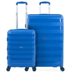 Set De 2 Maletas Trolleys Polipropileno Roma Rígidas Capacidad De 146 L + Extensible 27 Set De 2 Maletas Trolleys Polipropileno Roma Rígidas Capacidad De 146 L + Extensible -Almacenamiento De Viaje azul sku 16041845 44340653 xxl
