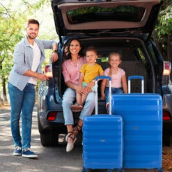 Set De 2 Maletas Trolleys Polipropileno Roma Rígidas Capacidad De 146 L + Extensible 28 Set De 2 Maletas Trolleys Polipropileno Roma Rígidas Capacidad De 146 L + Extensible -Almacenamiento De Viaje azul sku 16041845 44360670 xxl