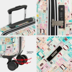 Maletas Mediana Lucca Rigida Con Capacidad De L -Almacenamiento De Viaje azul sku 16154649 19470016 xxl