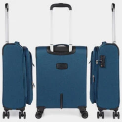 Maleta Cabina Jaslen Brighton -Almacenamiento De Viaje azul sku 16493133 07130002 xxl