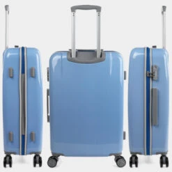 Maletas Mediana Stickers Rigida/Blanda Con Capacidad De L -Almacenamiento De Viaje azul sku 16493261 19310607 xxl