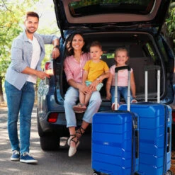 Maletas Mediana Venecia Rigida/Blanda Con Capacidad De 70,6 L -Almacenamiento De Viaje azul sku 16591196 50520447 xxl