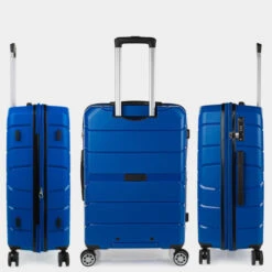 Maletas Mediana Venecia Rigida/Blanda Con Capacidad De 70,6 L -Almacenamiento De Viaje azul sku 16591196 50530251 xxl