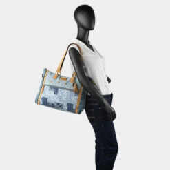 Bolso Shopper Con Bandolera Lois Arcadia -Almacenamiento De Viaje azul sku 16654574 16260928 xxl