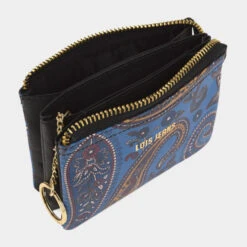 Monedero-Tarjetero-Llavero De Piel Lois Mirage -Almacenamiento De Viaje azul sku 16679410 19090035 xxl