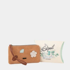Cartera De Mano Skpat Leaves -Almacenamiento De Viaje beige sku 16064811 22220061 xxl