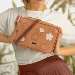 Bolso Bandolera Skpat Leaves -Almacenamiento De Viaje beige sku 16064816 16000946 xxl