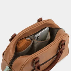Bolso Con Bandolera De Mujer/Hombre Skpat Leaves En Polipiel -Almacenamiento De Viaje beige sku 16064817 07440107 xxl
