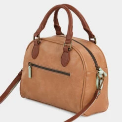 Bolso Con Bandolera De Mujer/Hombre Skpat Leaves En Polipiel -Almacenamiento De Viaje beige sku 16064817 07460399 xxl
