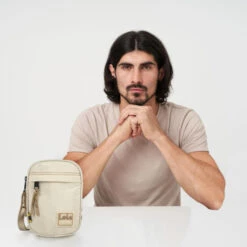 Bandolera De Mujer/Hombre Lois Howson En Poliéster -Almacenamiento De Viaje beige sku 16659980 38560268 xxl