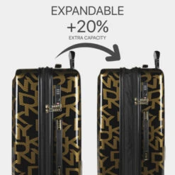 Dkny-62D Maleta Cabina Deco Signatu Dkny Dkny-626D Deco Signature -Almacenamiento De Viaje black gold sku 16663502 00310317 xxl