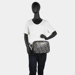 Dkny-624 Waist Pouch After Hours Dkny Dkny-624 After Hours -Almacenamiento De Viaje black logo print sku 16663478 22180234 xxl