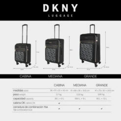 Dkny-624 Trolley 70Cm After Hours -Almacenamiento De Viaje black logo print sku 16663485 28260364 xxl