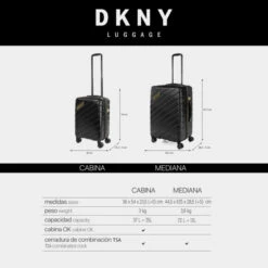 Dkny-411 Maleta Cabina Bias Hs Dkny Dkny-411 Bias Hs -Almacenamiento De Viaje black sku 16663454 54270918 xxl