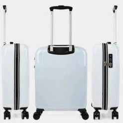 Maleta Cabina Skpat Niza -Almacenamiento De Viaje blanco margaritas rosa sku 16497519 21360679 xxl