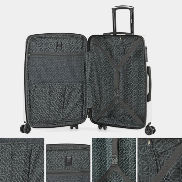 Maleta De Cabina Skpat Lisboa Rígida En Abs Extensible Con Capacidad De 39L Tsa Integrado 5 Maleta De Cabina Skpat Lisboa Rígida En Abs Extensible Con Capacidad De 39L Tsa Integrado - Imagen 3