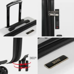 Maletas Mediana Lisboa Rigida Con Capacidad De 97 L 36 Maletas Mediana Lisboa Rigida Con Capacidad De 97 L -Almacenamiento De Viaje blanco milk sku 16161785 39430136 xxl