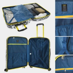 Lois Maletas Mediana Kenner Rigida Con Capacidad De 88 L -Almacenamiento De Viaje blanco negro sku 16654430 21420079 xxl