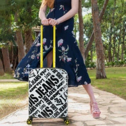 Maleta Cabina Lois Kenner -Almacenamiento De Viaje blanco negro sku 16654436 28100508 xxl