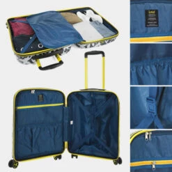 Maleta Cabina Lois Kenner -Almacenamiento De Viaje blanco negro sku 16654436 28130131 xxl