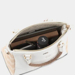 Bolso Con Bandolera De Mujer/Hombre Skpat Basilea En Polipiel-Polipropileno -Almacenamiento De Viaje blanco sku 16064841 44210751 xxl