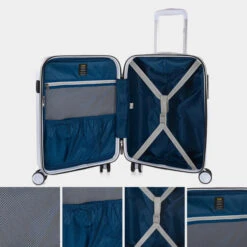 Juego De Maletas (Cabina Y Mediana) Lois Rígidas Con Capacidad De 90 L Color 40 Juego De Maletas (Cabina Y Mediana) Lois Rígidas Con Capacidad De 90 L Color -Almacenamiento De Viaje blanco sku 16428103 01490115 xxl