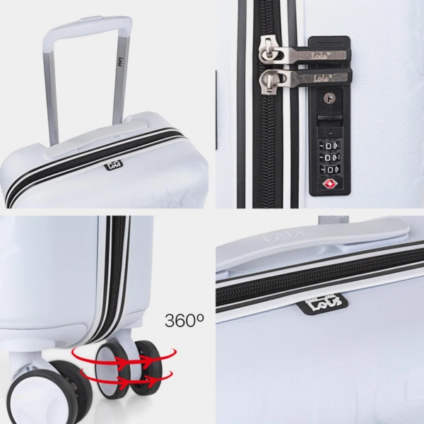 Juego De Maletas (Cabina Y Mediana) Lois Rígidas Con Capacidad De 90 L Color 22 Juego De Maletas (Cabina Y Mediana) Lois Rígidas Con Capacidad De 90 L Color - Imagen 20