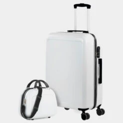 Maletas Mediana Stickers Rigida/Blanda Con Capacidad De L -Almacenamiento De Viaje blanco sku 16493260 19240322 xxl