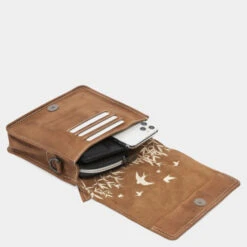 Bolso Bandolera Piel Lois Whitney -Almacenamiento De Viaje camel sku 16144180 33220928 xxl